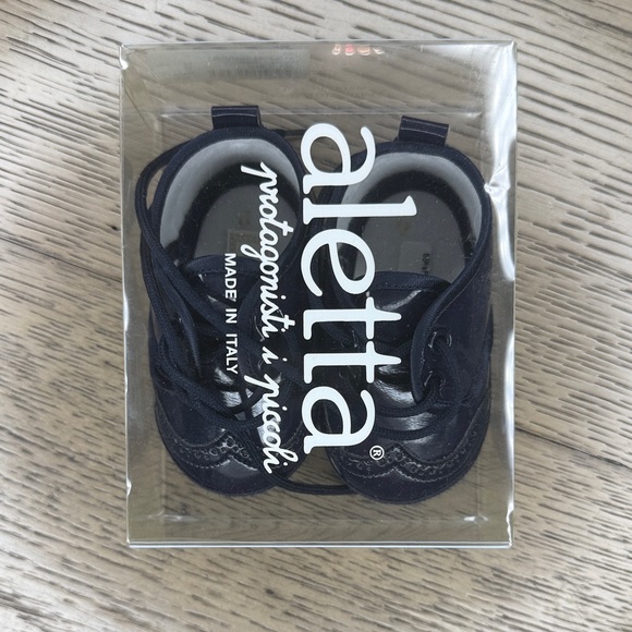 Aletta Navy Baby Shoes